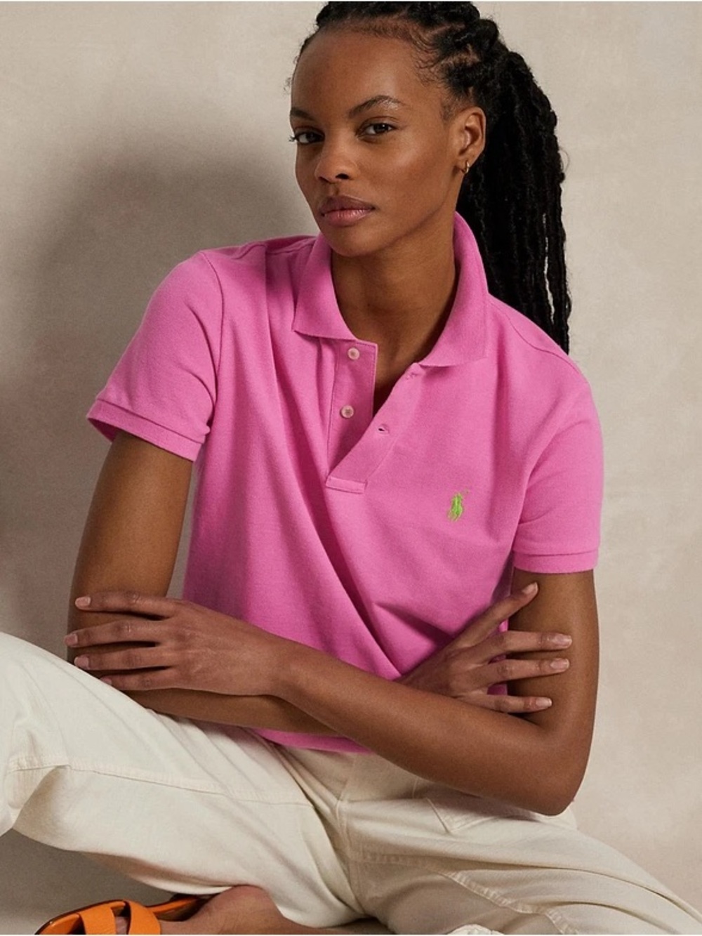 Ralph Lauren Classic Short-Sleeve Polo Shirt - Pink